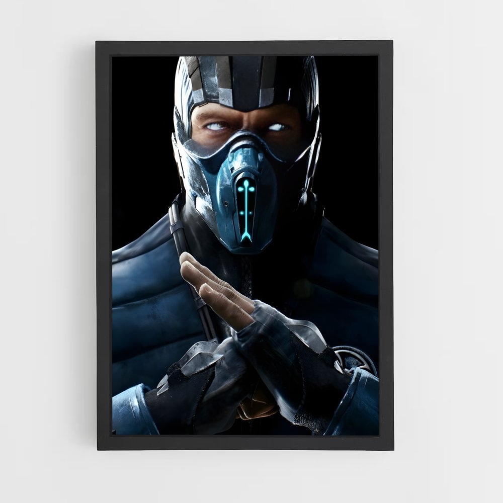 Poster Sub Zero Assassin – affiche Mortal kombat (vue 2)